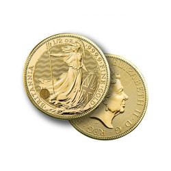 1/2 Oz Britannia (Mixed Years) Gold Coin