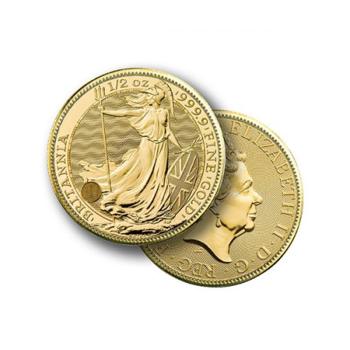 1/2 Oz Britannia (Mixed Years) Gold Coin