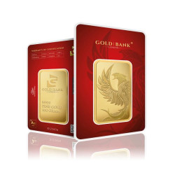 100 Gram Goldbank Gold Bar Pure Gold 24K (999.9)