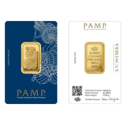 1/2 Ounce Minted Gold Bar Pure Gold 24K (999.9)