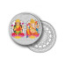 1 Oz Lakshmiji Ganeshaji Silver Coin 24K