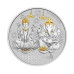 10gm Ganesh ji Laxmi ji Silver Coin 24K
