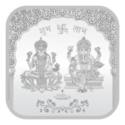 10gm Ganesh ji Laxmi ji Silver Coin 24K